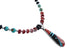 Native American Multicolor Inlay And Sterling Silver Bead Necklace Set JX125543
